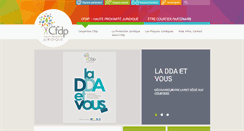 Desktop Screenshot of cfdp.fr