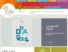 Tablet Screenshot of cfdp.fr